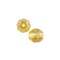 Czech Fire Polished Glass Round Beads 6mm Light Topaz (Package of 25)
